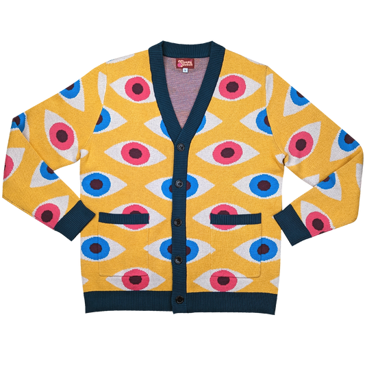 The Bauhaus Eyeball Cardigan