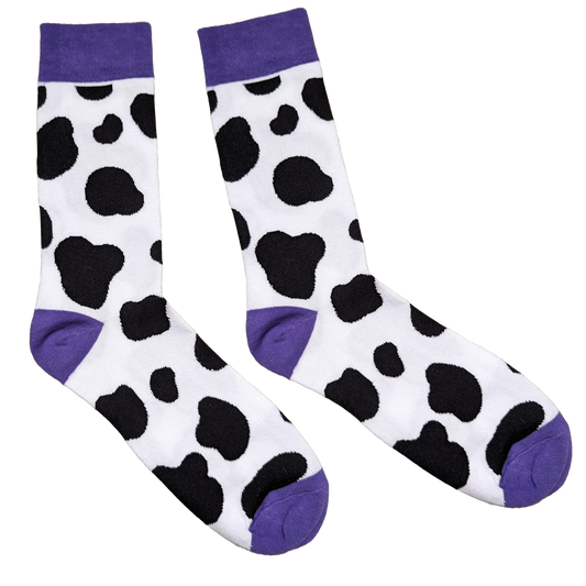 The Big Moo'd Cow Socks