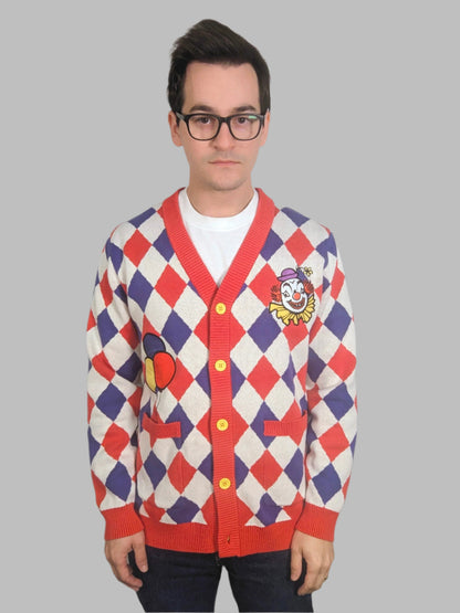 The Certified Clown Cardigan - Sleepy Peach