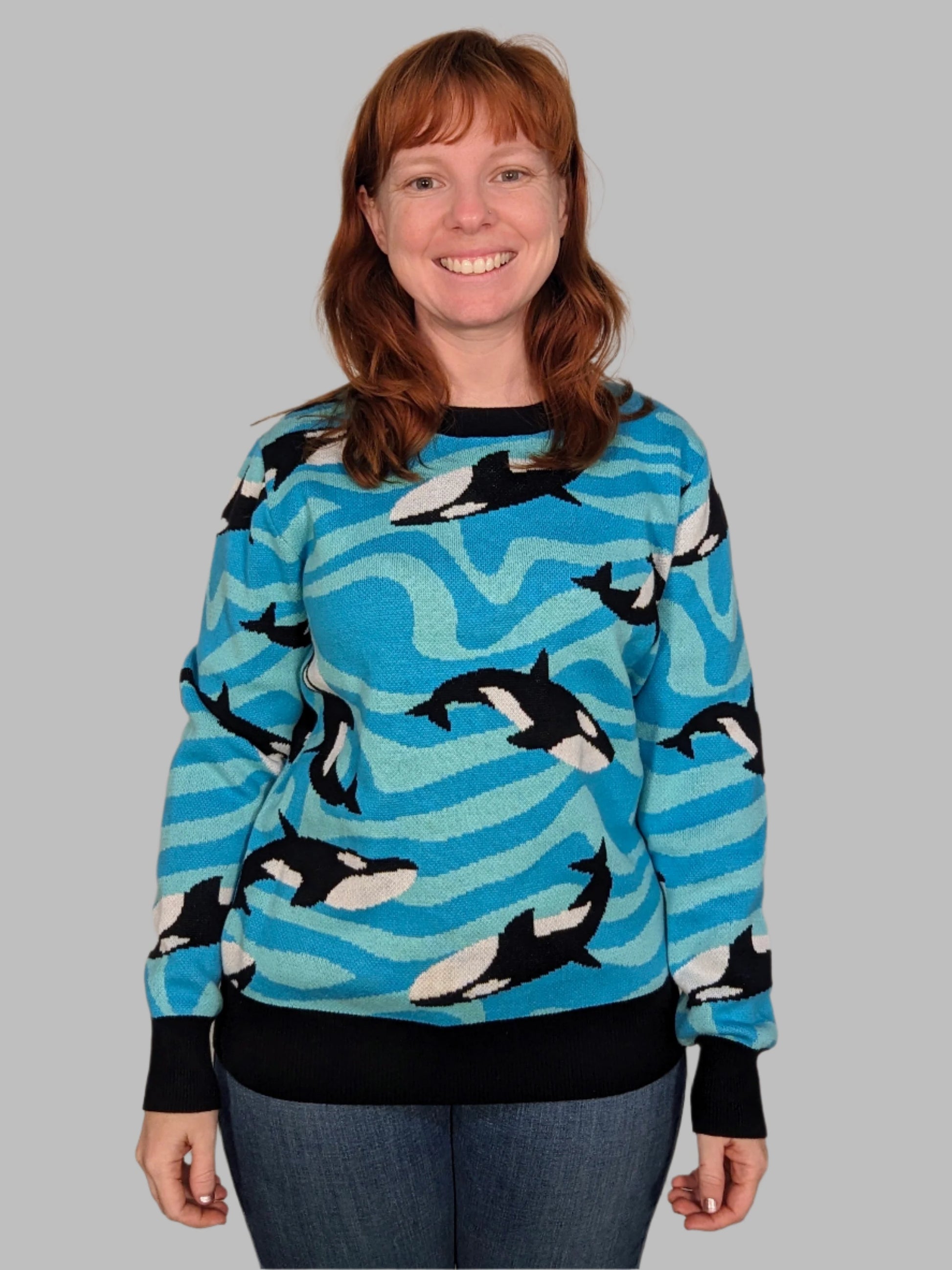 The Chic Orca Sweater - Sleepy Peach