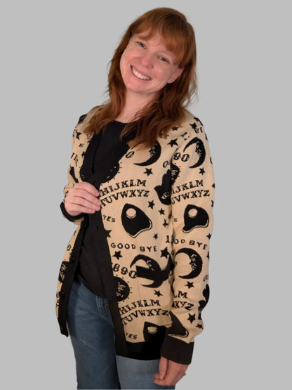 The ouija Cardigan - Sleepy Peach