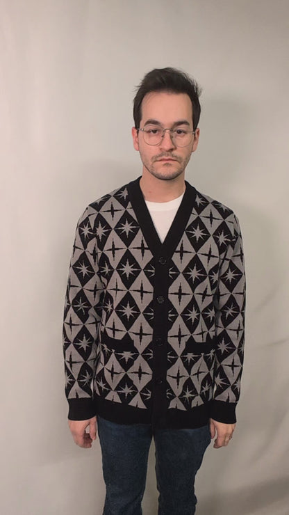 The Atomic Noir Cardigan - Restocks January (Join the Wait List)